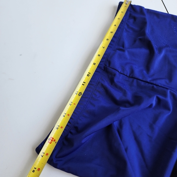 NWOT Women's Swim Shorts Board Swimwear 3" Blue Stretch Plus Size 20W - Picture 6 of 10